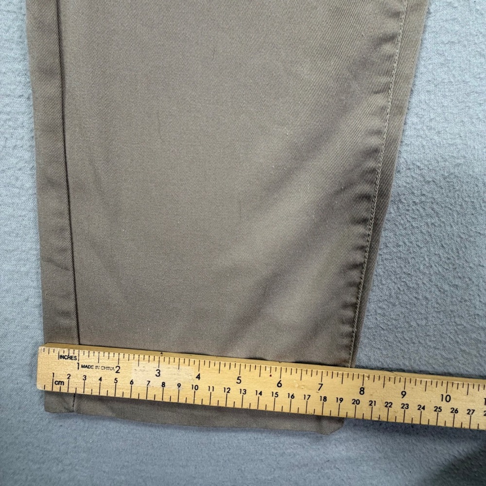 Volcom Mens Chino Pants Modern Fit Khaki Repreve Recycled Twill W33 - Picture 3 of 9